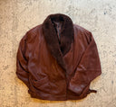Vintage Brown Leather Jacket