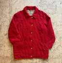Burberry Red Quilt Jacket