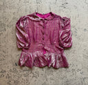 Harrods Lamé Peplum Blouse