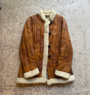 Patchwork Sheepskin & Shearling Coat