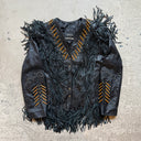 Leather Fringe Jacket