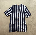Pinstripe ShortSleeve Blazer