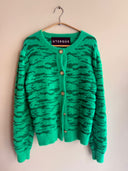 Uterqüe Green Cardigan